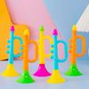 2Pcs Interesting Comfortable Handle Stimulate Hearing Development Children Trumpet Toys Early Education Musical Instrument Birthday Favors