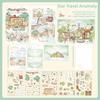 Cartoon Postcard Landscape Stickers Multicolor Scene Sticker Set  Scrapbooking