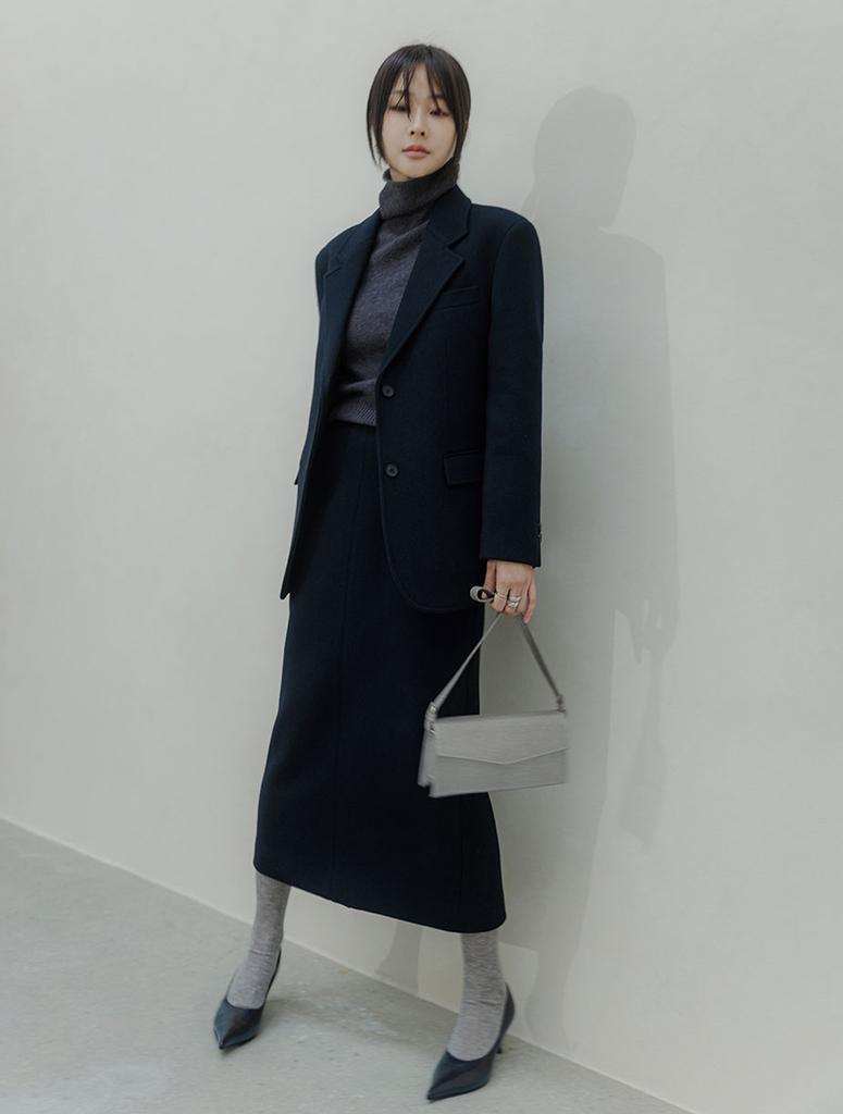 Memua Cielo Standard Wool Jacket & Skirt Set (Camel Beige) (Type B)