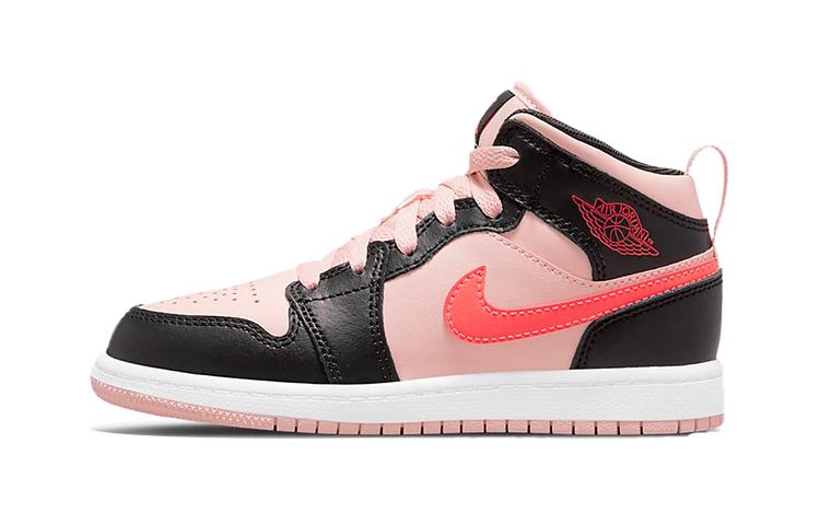 Jordan 1 Mid PS Black Pink Crimson 640734-604