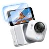 2 шт. Закаленное стекло для Insta 360 Go Ultra Защитное стекло для экрана и объектива камеры Защитная пленка от царапин Аксессуар для защиты экрана камеры