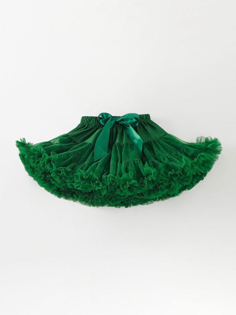 Синяя юбка-пачка принцессы: Платье из сетчатой пряжи для девочек на весну/лето