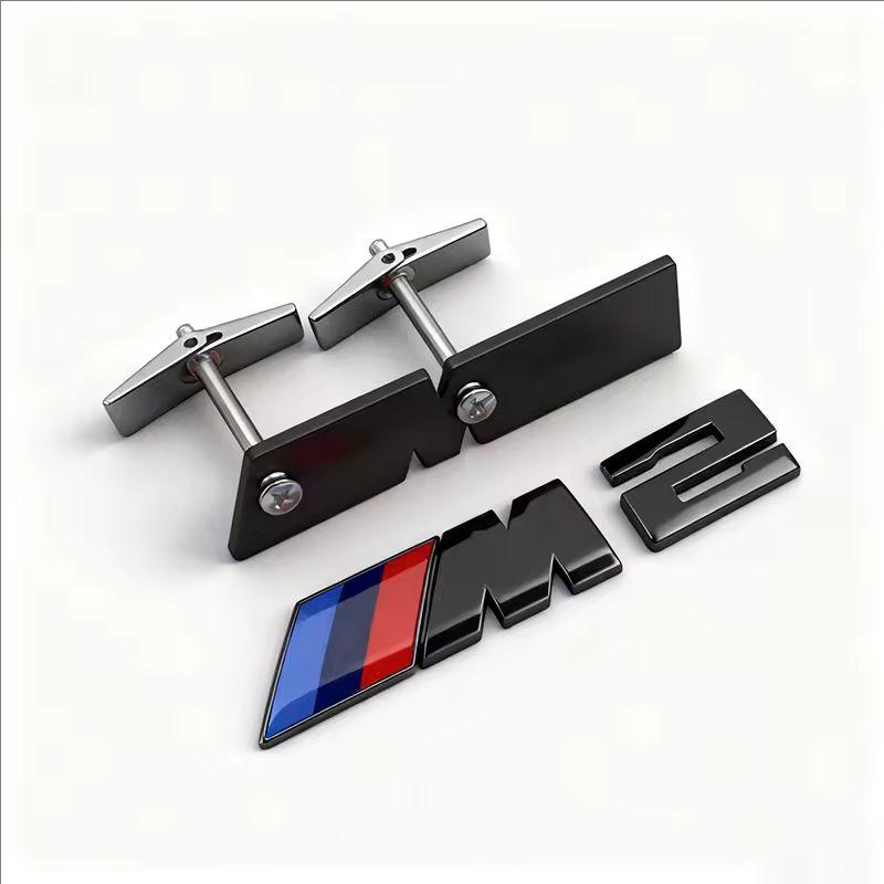 CTCE1 3D ABS/Metal Car Styling Front Grille Badge Emblem Accessory For BMW M E46 E90 E60 F30 F10 E39 E36 F20 G30 G20 E87 E92 E91 E30
