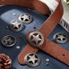 Круглая сменная литая пряжка Маленький размер DIY Кожаное ремесло Кончос Кожаное ремесло