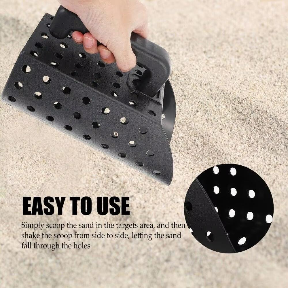 Accessories for Beach Treasure Hunting Metal Detector Sand Scoop and Shovel Set Digging Tool Accessories Fast Sifting