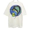 COLLEZIONE Fish Print Short Sleeve T-shirt White Men's Used