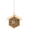 Wooden Bee House Decorative Hanging Insect House Insect Hotel for Garden Supplies
