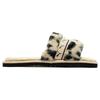 Puma Fluff Remix Animal BX Slippers Women Footwear Beige Black 390970-01