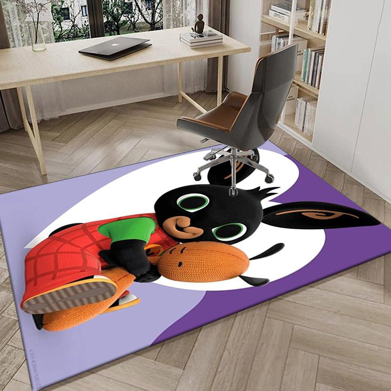 Bunny's Cozy Hug Carpet, Chair Rug,Rug for Office Bedroom living rooms, Doormat decor Fan Gift Christmas Gift