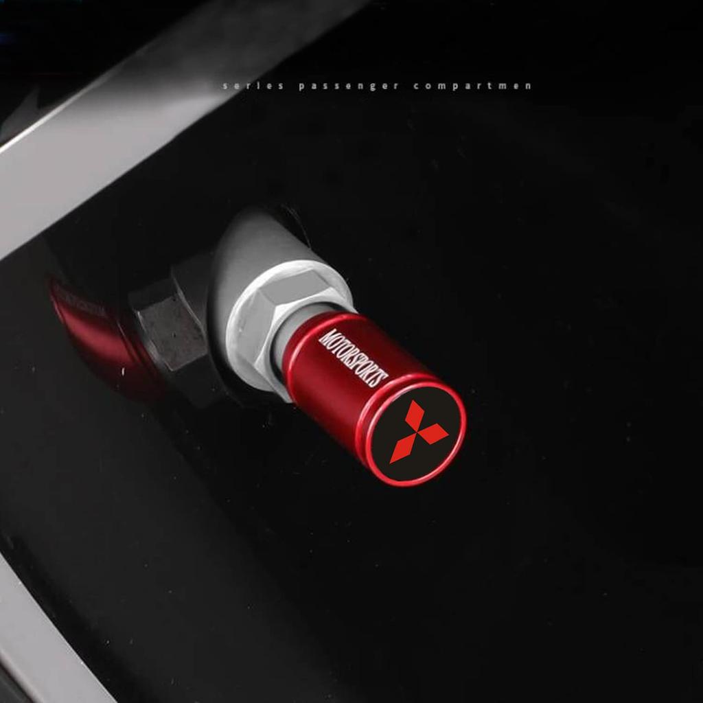 Колпачок воздушного клапана HNCS Подходит для Mitsubishi Шина Колесный диск Тюнинг Крутой (красный)