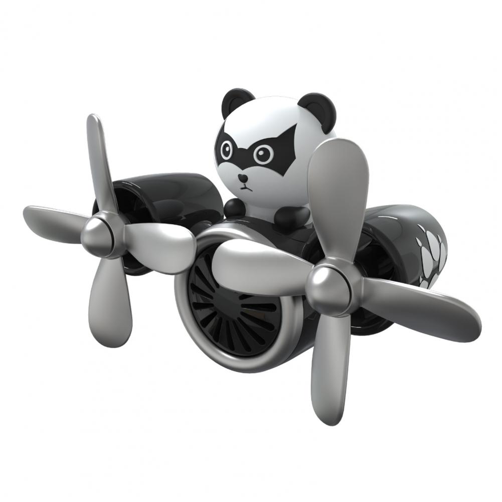 Портативный автомобильный освежитель воздуха с уникальным дизайном с двумя вентиляторами, портативный автомобильный диффузор с мультяшной формой, освежающий воздух для автомобилей