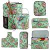 Portable Knitting Yarn Storage Tote Bag Crocheting Needle Hooks Organizer Pouch