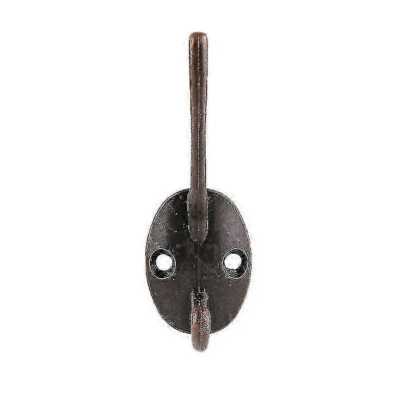 10pcs Retro Wardrobe Hook Bathroom Single Coat Hook Red BR