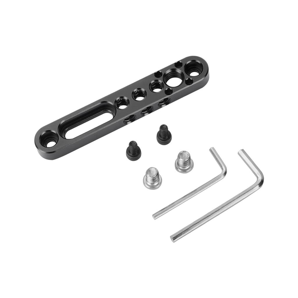 Алюминиевый сырный брусок SZRIG с монитором, расстояние между отверстиями для винтов 1/4-20 и 3/8-16 (Центр 75мм)