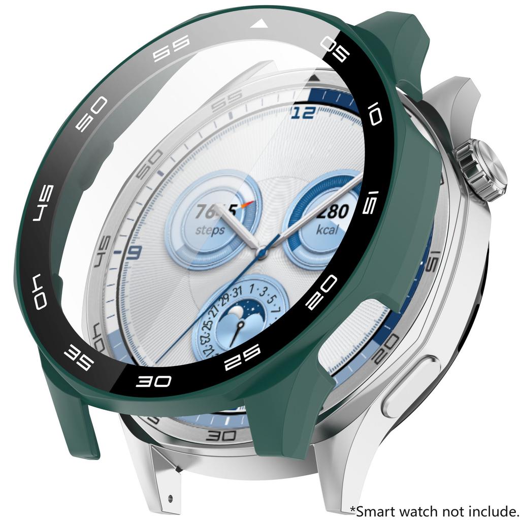Защитный чехол-пленка из закаленного стекла для Huawei Watch GT 5 46 мм Жесткий защитный бампер из поликарбоната для Huawei GT5 46 Аксессуары