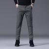 2024 Autumn And Winter New Products Thick Men'S Casual Pants, Fashionable Casual Slim Pants, Straight Leg Pants