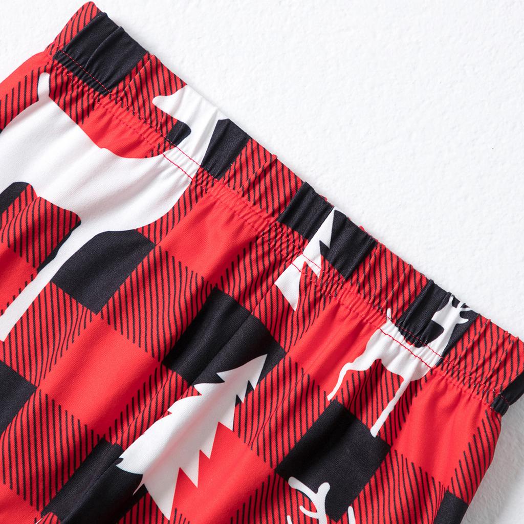 Prints Family Matching Long Sleeve Tops+Pants Set Family Matching Sets