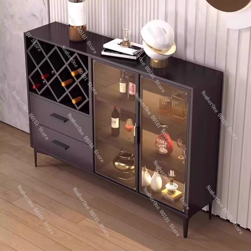 New wall-mounted luxury wine cabinet multi-layer storage living room display sideboard floor-standing rack decorative home