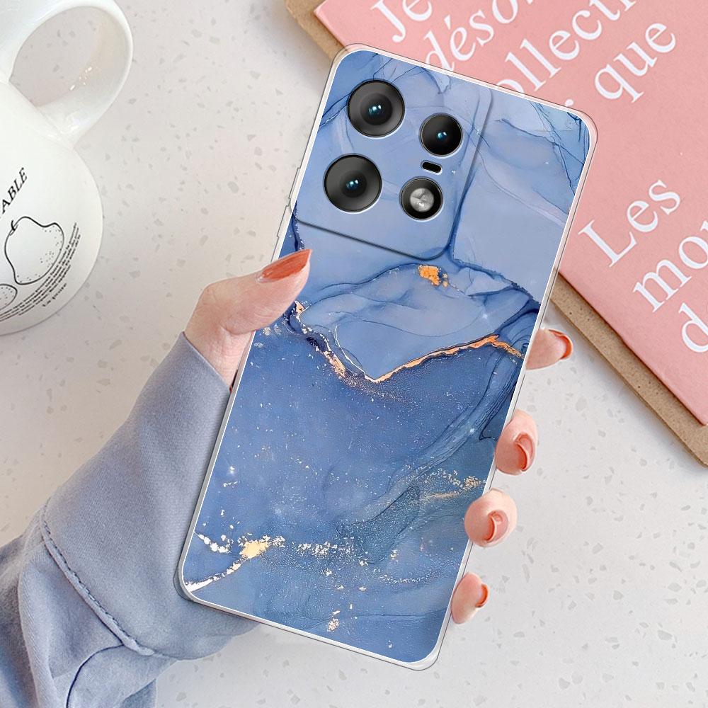 Чехол для Moto Edge 50 Pro Чехол для MotoEdge50Pro Ударопрочный Прозрачный Мягкий Силиконовый Задняя Крышка Чехол для Телефона на Motorola Edge 50 Pro Funda
