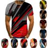 Men'S T-Shirt Short Sleeve Printed Summer Round Neck Top Trend Casual Sweatshirt