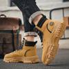 Autumn Men's Platform Boots Street Trend Men's Casual Motorcycle Boots 2024 New Comfortable Breathable Wear-resistant Work Boots