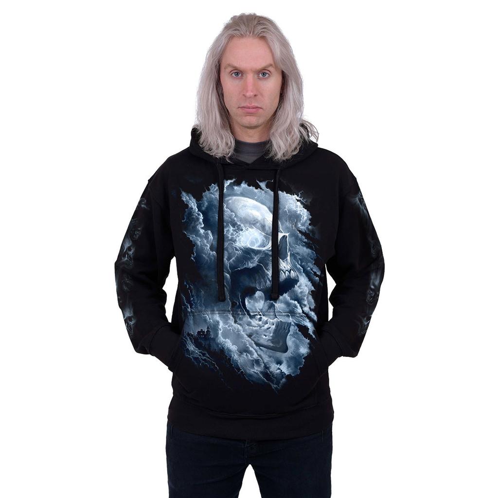 Spiral Direct Unisex Adult Grave Skies Back Print Pullover Hoodie
