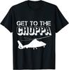 NEW LIMITED Get To The Choppa, Clever Pilots Love Helicopter Dad Jokes T-Shirt Tops Tee