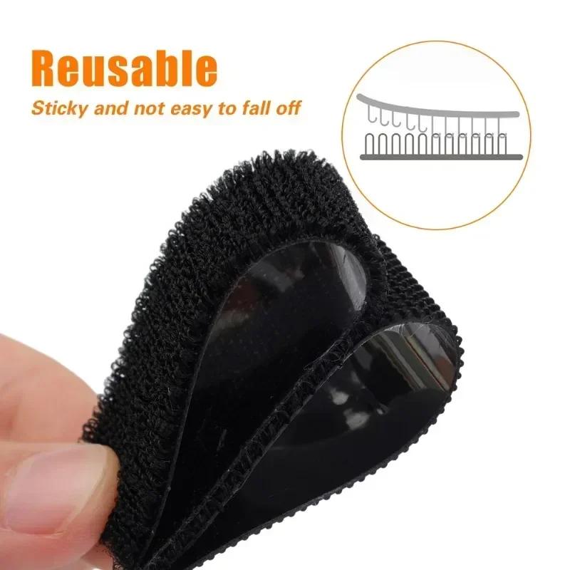 Лента Нескользящая липучка Диван Самоклеящиеся наклейки для фиксации ковров Автомобильные крепежи Аксессуары Двусторонние автомобильные коврики Одежда