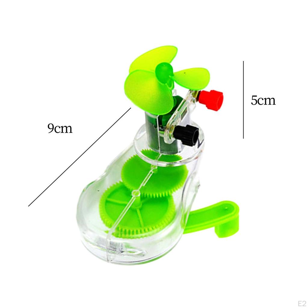 Hand Crank Generator Model Teaching Aid Durable School Project Scientific Experiment Kits for