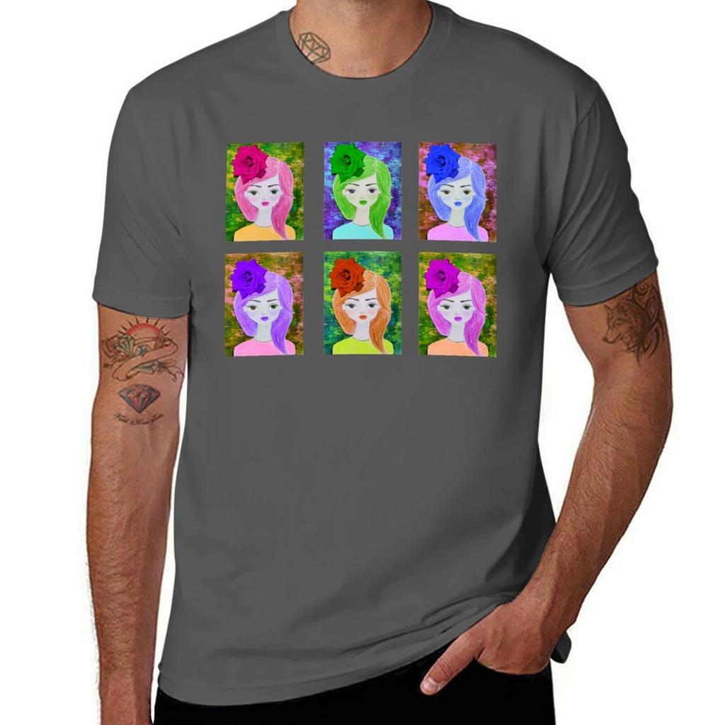 Cute Female Face Art Sticker Pack  More Than Meets The Eye Patch Design By Coolclevercute Tshirt Comfortable Daily Wear Tee