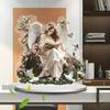 Acrylic Angel Fairy Decor Desktop Display Colorful Creative 2D Flat Sign with Base for Bookshelf,