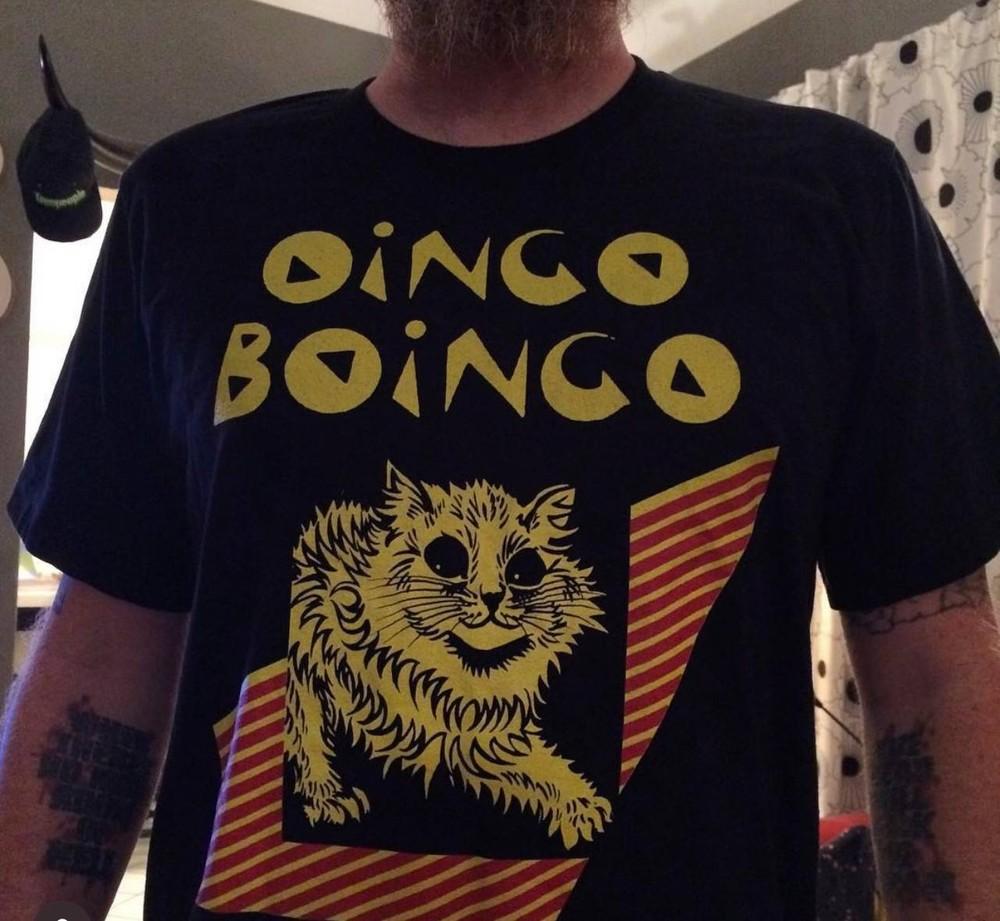 Oingo Boingo Черная хлопковая футболка с коротким рукавом Унисекс S-5XL Унисекс футболка