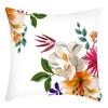 Fashionable Spring Flower Spring Elements Pillow Cover Linen Flower Cushion Pillow Cover
