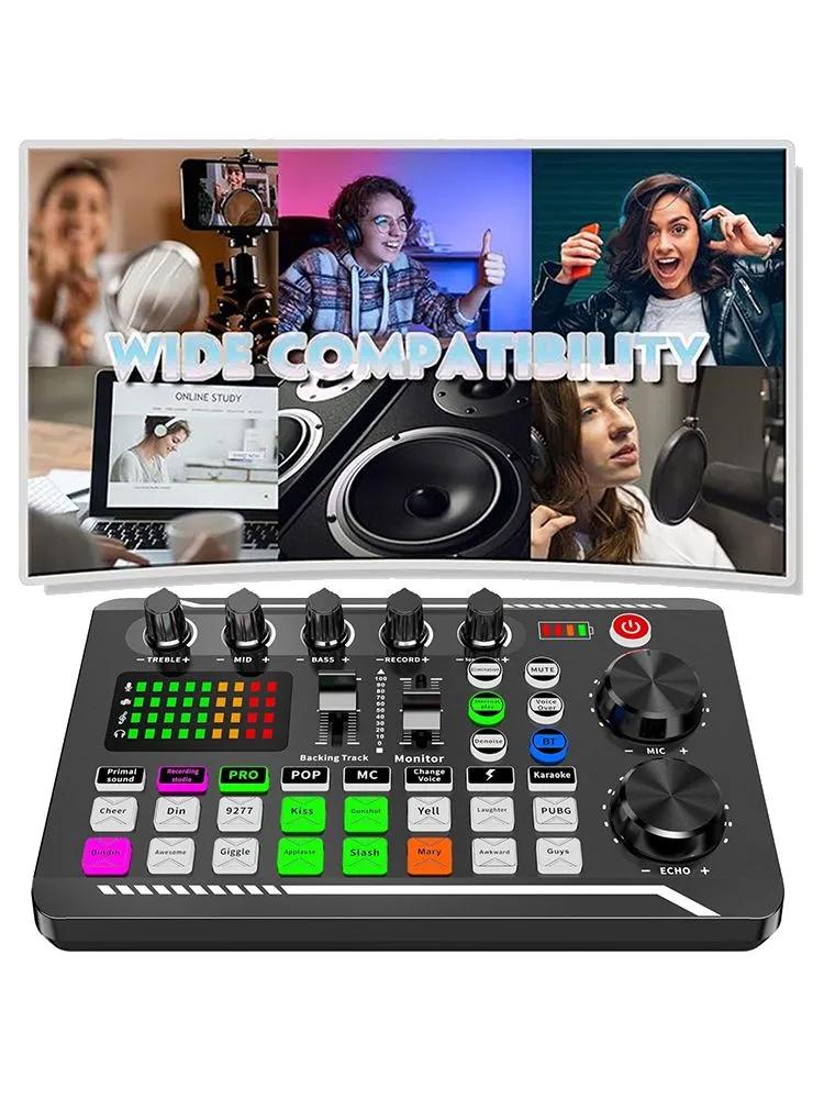F998 Professional mixer, streaming equipment