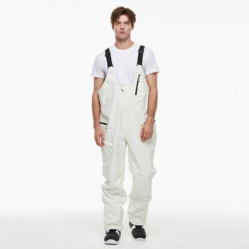 Женские и мужские лыжные комбинезоны, регулируемые комбинезоны, ветрозащитные водонепроницаемые лыжные брюки, утепленные теплые зимние виды спорта на открытом воздухе, сноубордические брюки