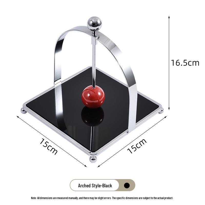 Luxury Mid-Century Silver Tissue Holder for Restaurants & Hotels