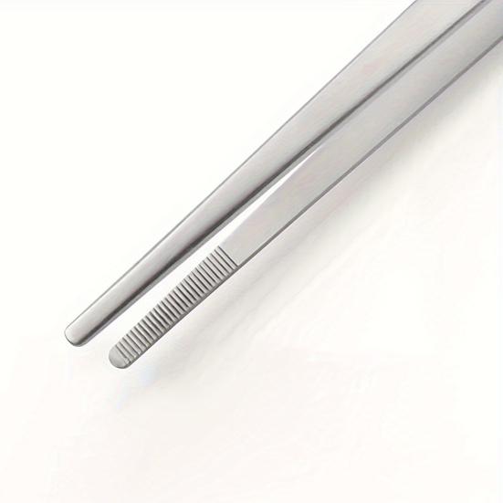 Кухонные щипцы для приготовления пищи с мелкими зубцами Кухонные щипцы с длинной ручкой Пищевой пинцет из нержавеющей стали Кулинарные щипцы для барбекю Паста Салат