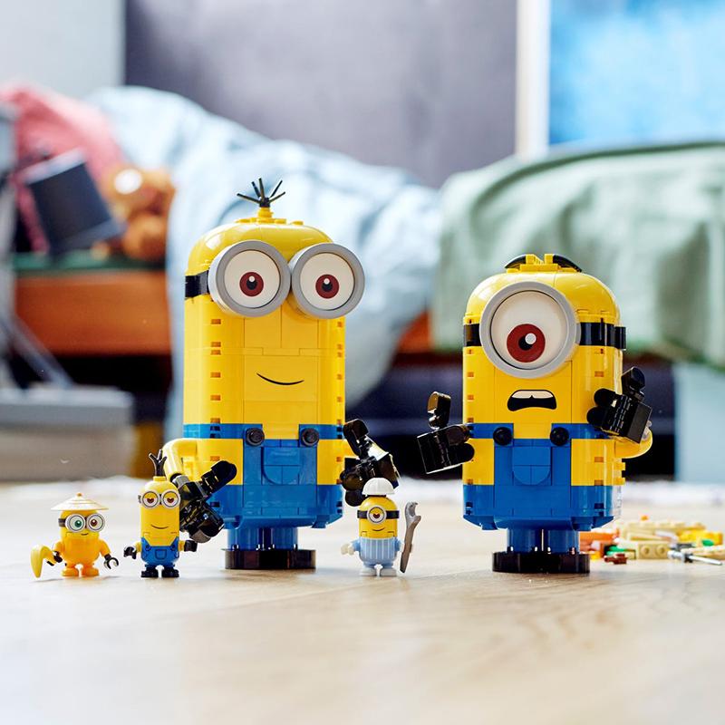 LEGO 75551 Миньоны из кубиков и их Логово Блочные Игрушки