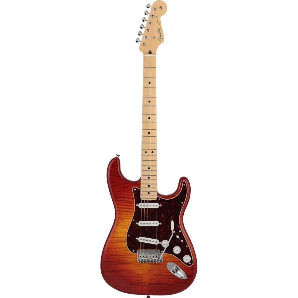 Fender 2024 Collection Made in Japan Hybrid II Stratocaster Maple Fingerboard Flame Sunset Orange Transparent Fender / [Limited Model]