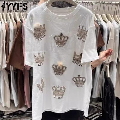 Женская мода повседневная летняя весна 1/2 рукава О-образный вырез блузки и рубашки