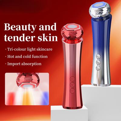 Горячий и холодный косметический прибор, бытовой массажер для лица, лифтинговый и укрепляющий прибор для лица
