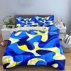 Abstract Blue Yellow Bedding Set Bedding Duvet Cover Set Duvet Cover Pillowcases  (1 * Duvet Cover 2 * Pillowcases, without duvet insert)