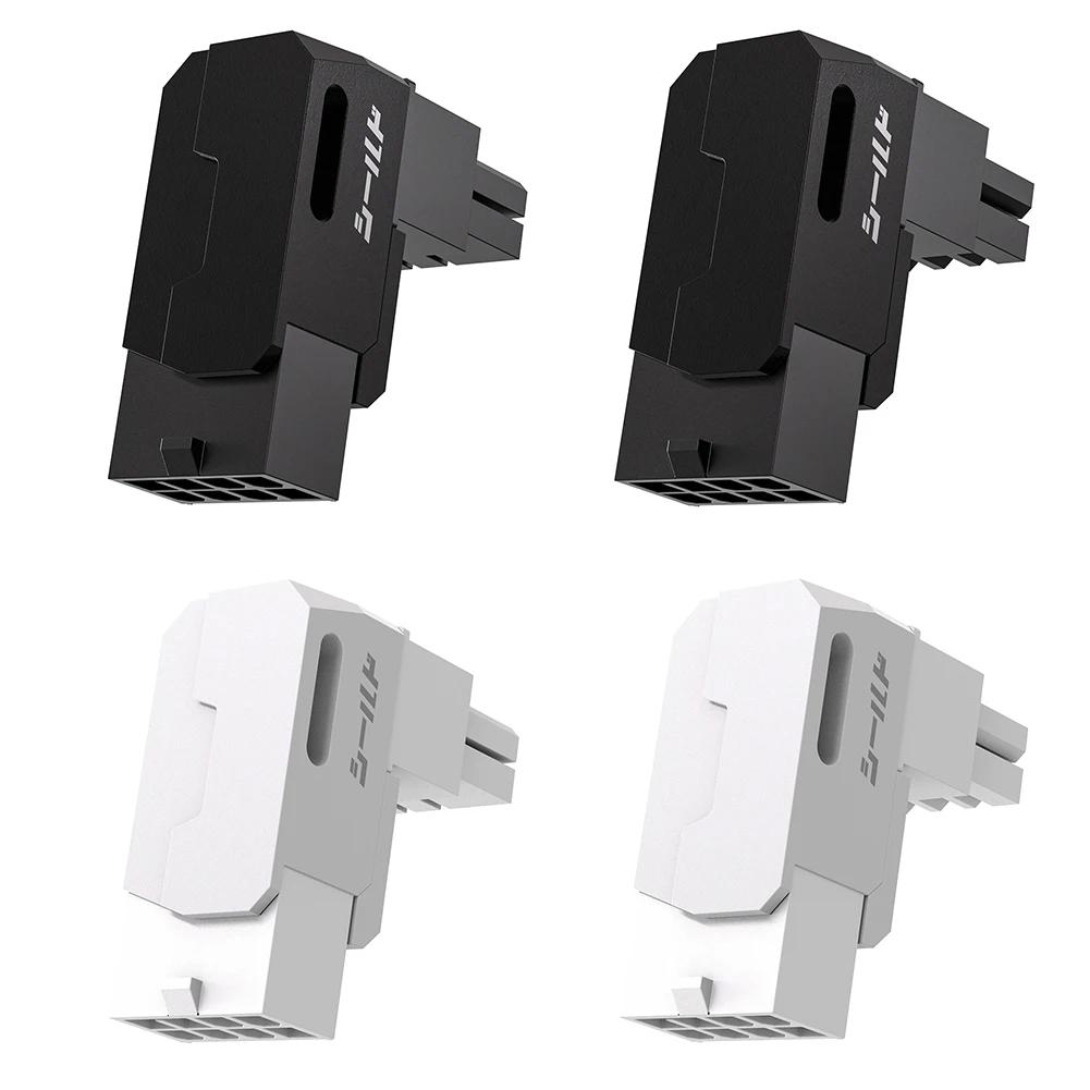 8-контактный адаптер питания GPU PCIe с угловым разъемом 90 градусов, интерфейсы питания, поворотная головка для видеокарты настольного ПК