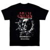 Винтажная черная хлопковая футболка группы ARCH ENEMY S-5XL
