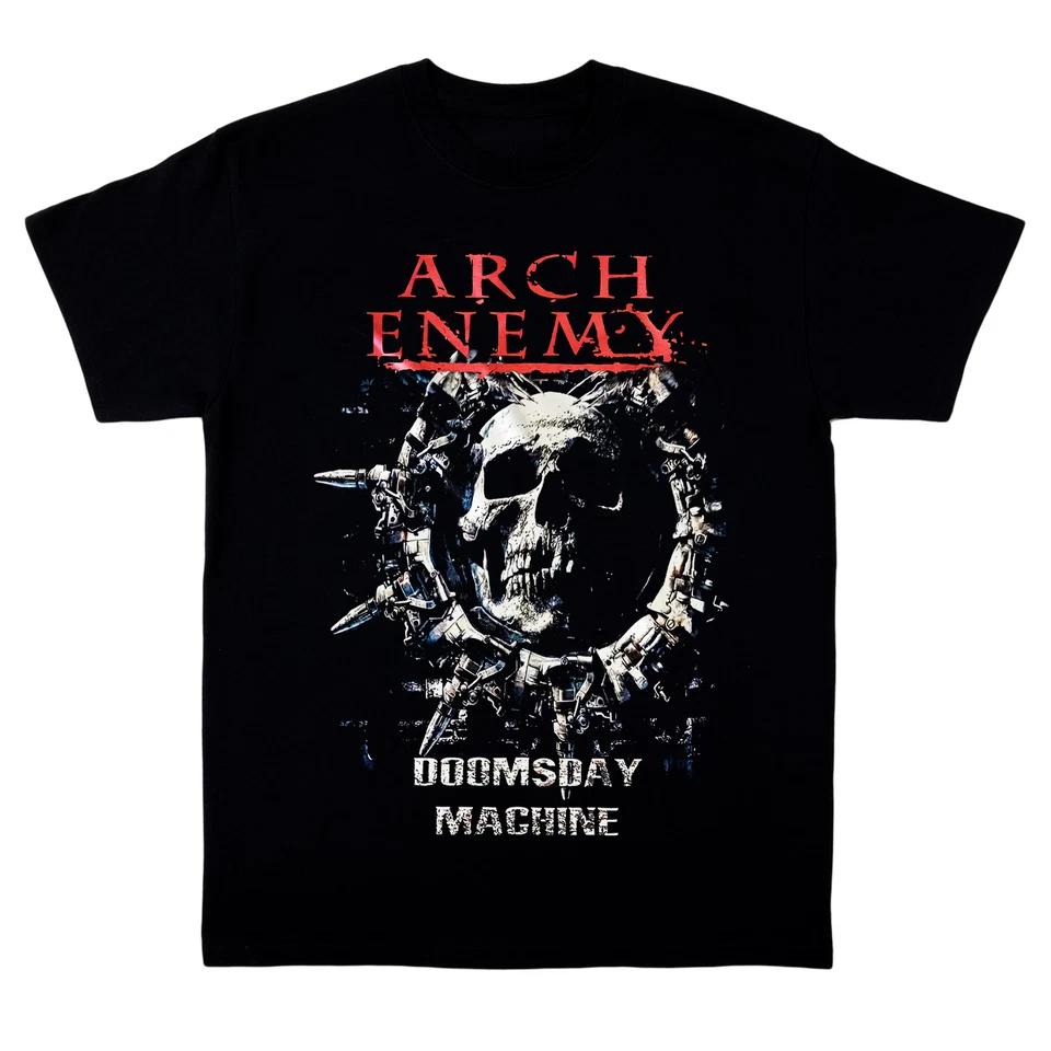 Винтажная черная хлопковая футболка группы ARCH ENEMY S-5XL