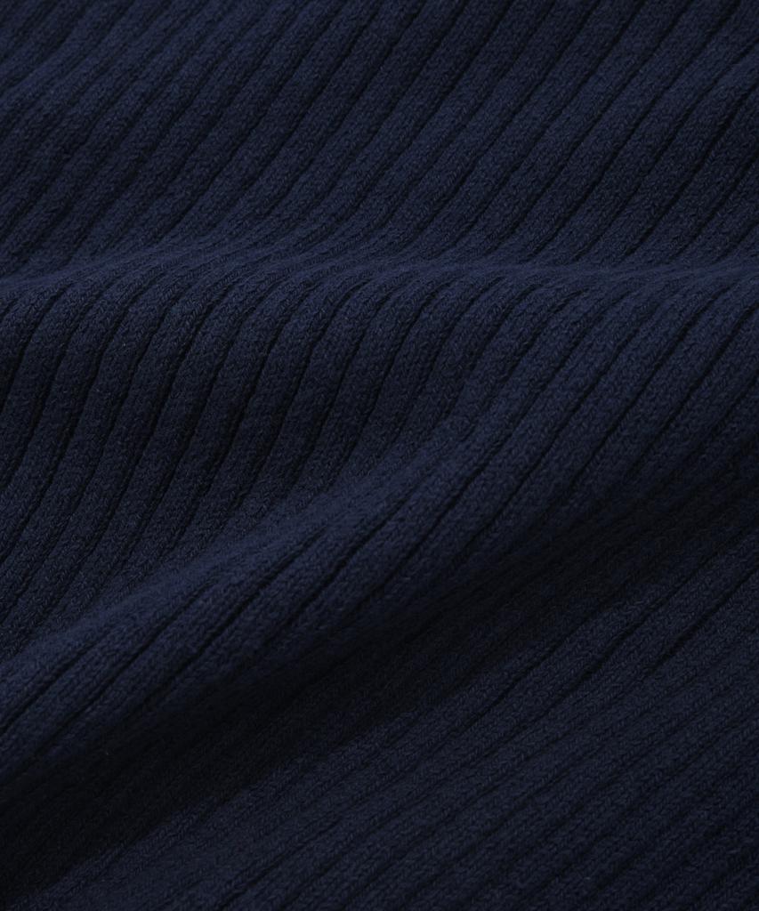 COVERNAT WOMAN Rib Sleeveless Knit Navy