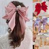 Девочки Женщины Аксессуары для волос Заколки для хвоста Большой бант Головной убор Лента Бантик