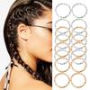 50 шт. открывающиеся обручи, круглые дреды, бусины, большие отверстия, манжеты, заколки для волос, косички, регги, кольца для волос