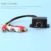 Y91A-Автомобильный Домашний Аудио Усилитель Бас RCA Уровень Усиления Регулятор Громкости LC-1 Черный