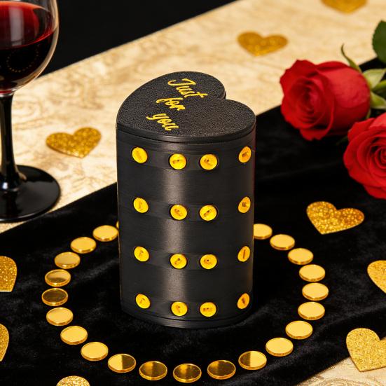Annoying Gift Box with Screws 3D Printed Heart-shaped Present Box Hilarious Money Card Container Prank Gag Gift for Birthdays Anniversaries Parties